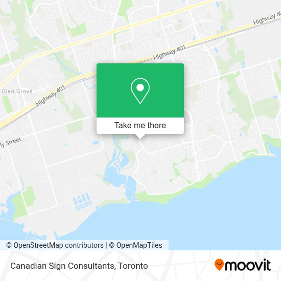 Canadian Sign Consultants map
