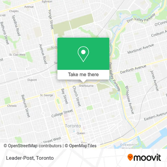 Leader-Post map