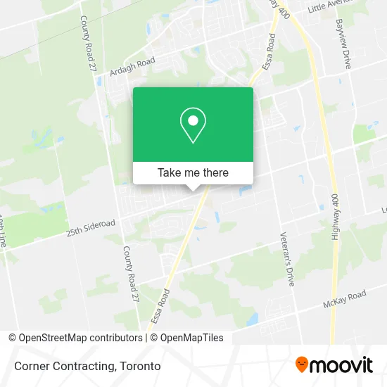 Corner Contracting map