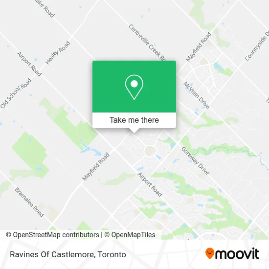 Ravines Of Castlemore map