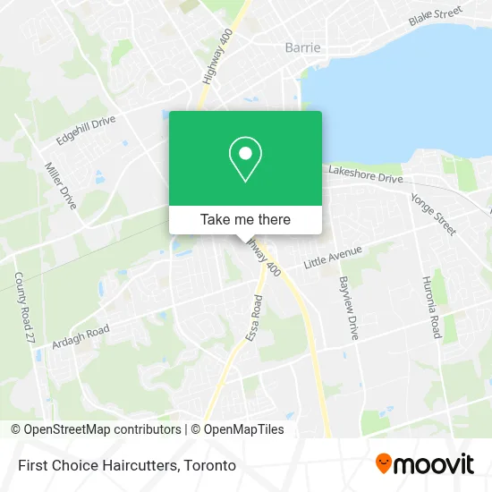 First Choice Haircutters map