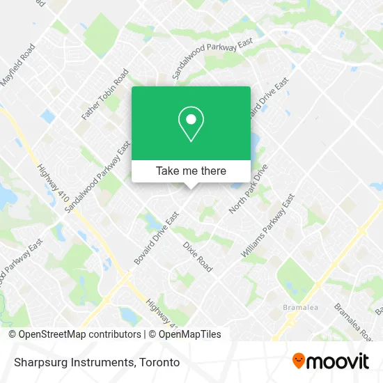 Sharpsurg Instruments map