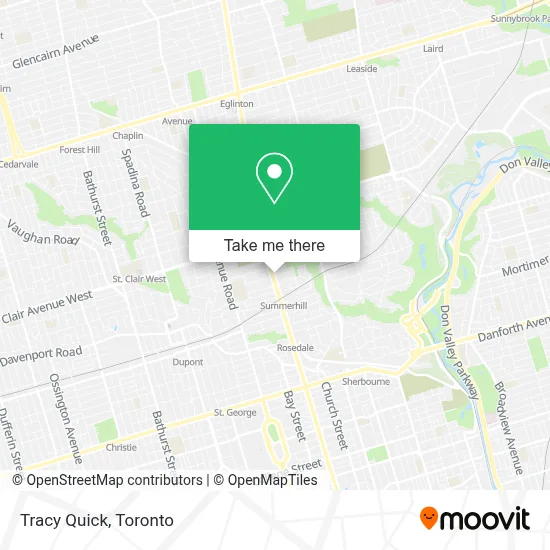 Tracy Quick map