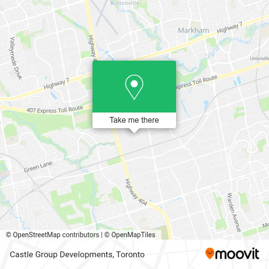 Castle Group Developments map