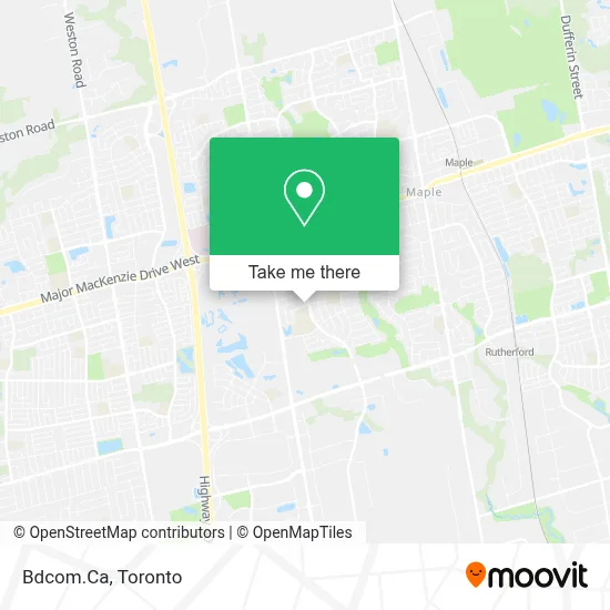 Bdcom.Ca map