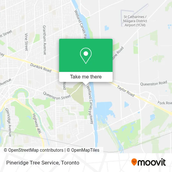 Pineridge Tree Service map