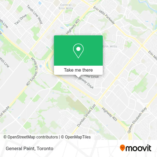 General Paint map
