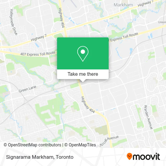 Signarama Markham map