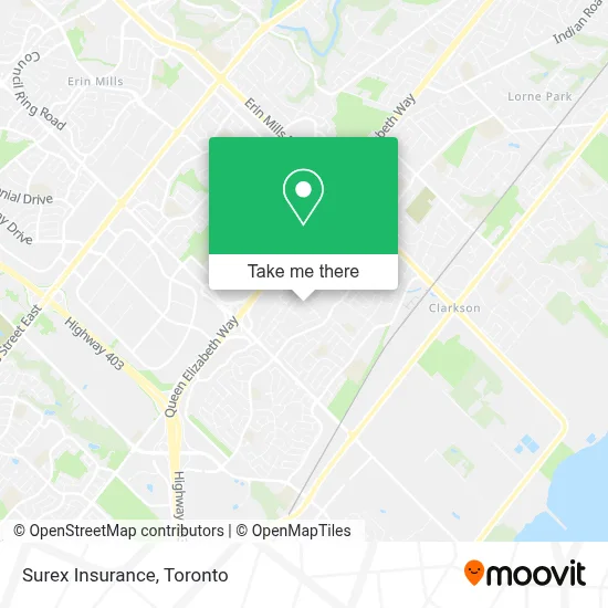 Surex Insurance map