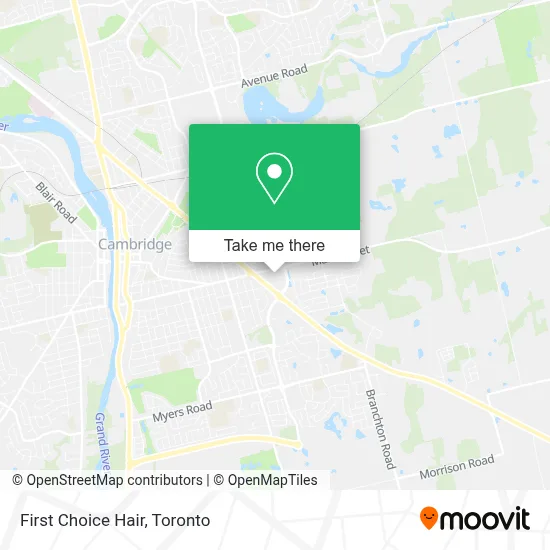 First Choice Hair map