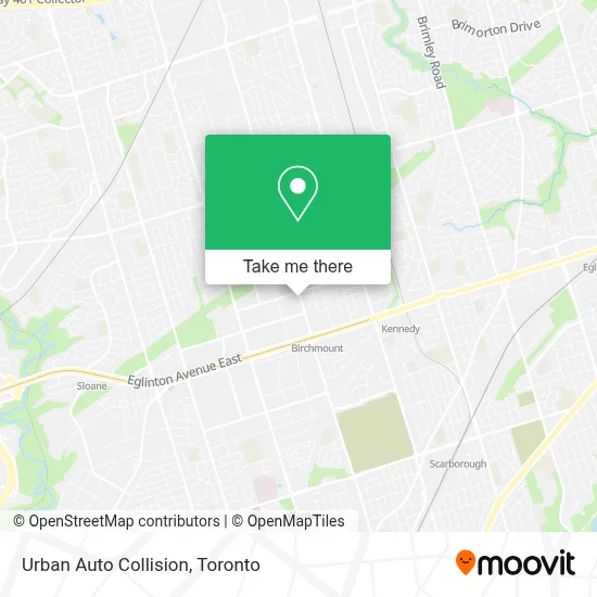Urban Auto Collision map