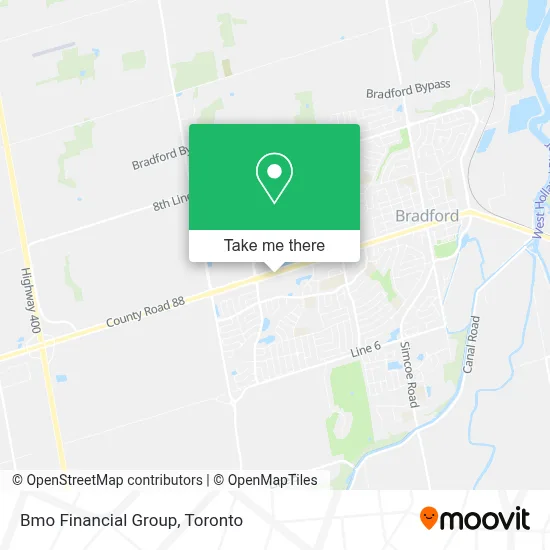 Bmo Financial Group map