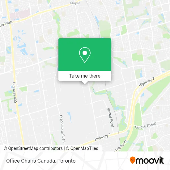 Office Chairs Canada map