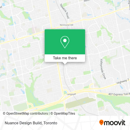 Nuance Design Build map