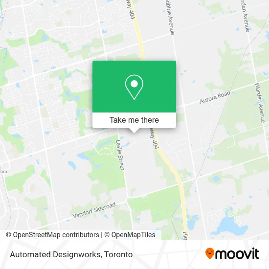 Automated Designworks map