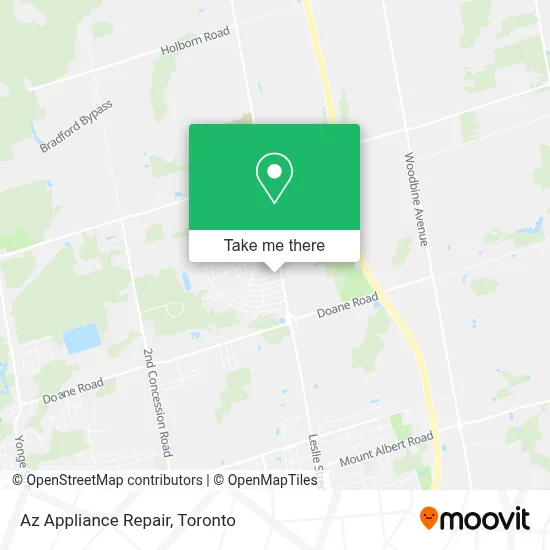 Az Appliance Repair map