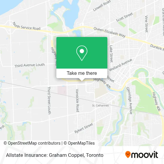 Allstate Insurance: Graham Coppel map