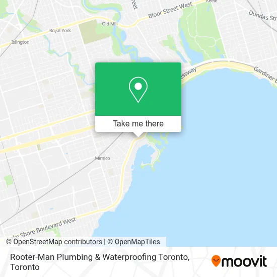 Rooter-Man Plumbing & Waterproofing Toronto map