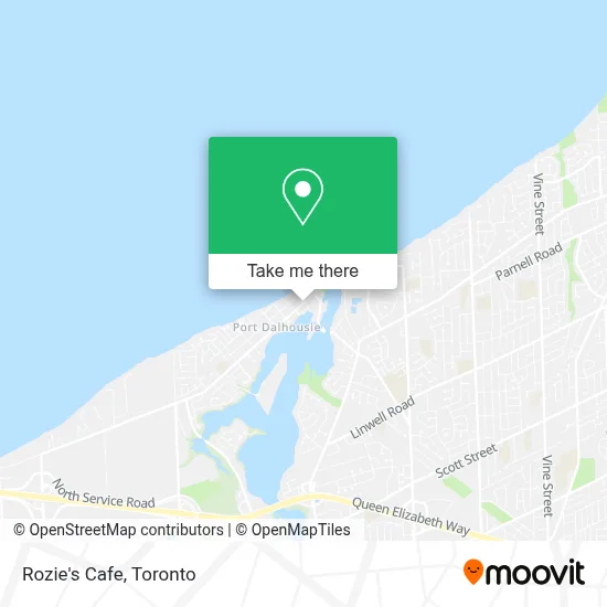 Rozie's Cafe map