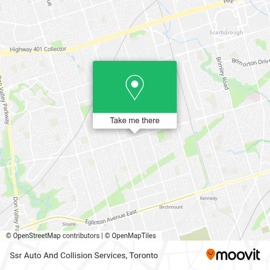 Ssr Auto And Collision Services map