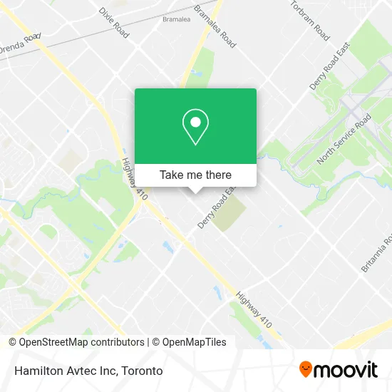 Hamilton Avtec Inc map