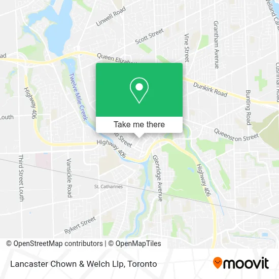 Lancaster Chown & Welch Llp map