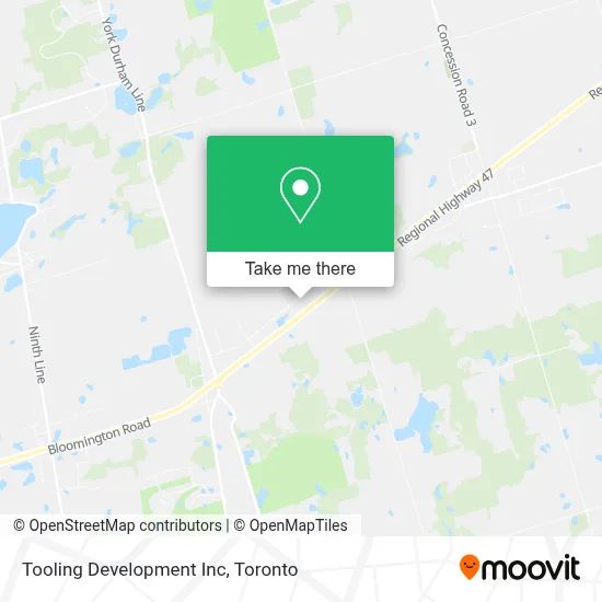 Tooling Development Inc map