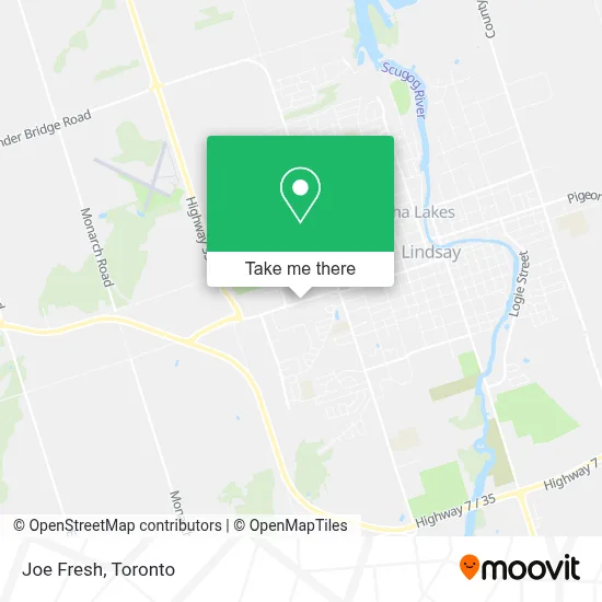 Joe Fresh map