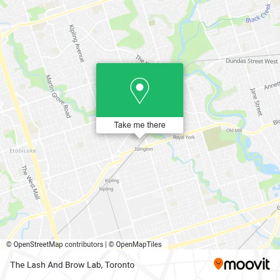 The Lash And Brow Lab map