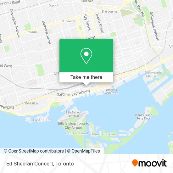 Ed Sheeran Concert map