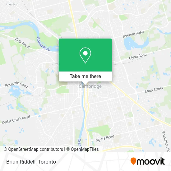 Brian Riddell map