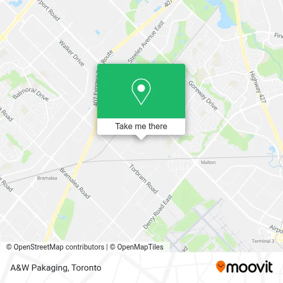 A&W Pakaging map