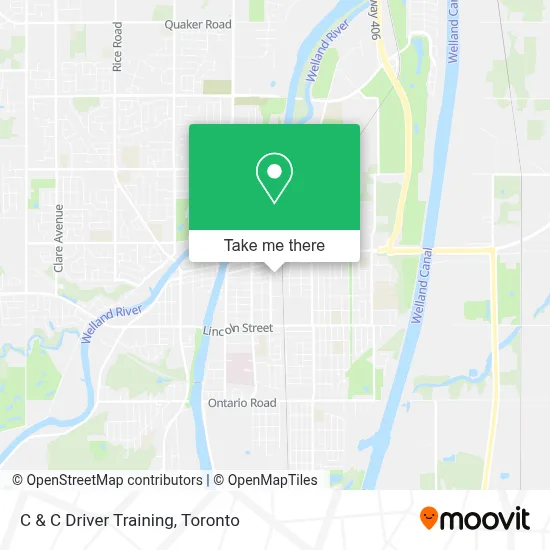 C & C Driver Training map
