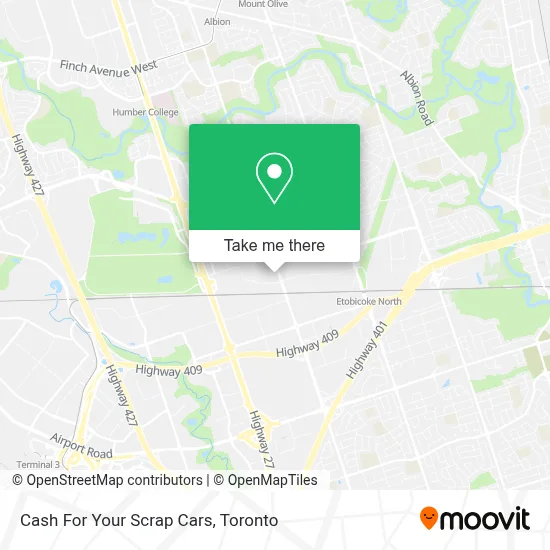 Cash For Your Scrap Cars map