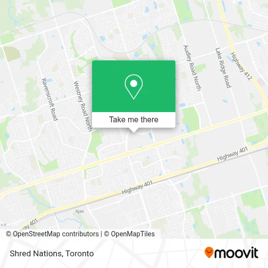 Shred Nations map