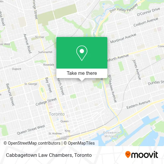 Cabbagetown Law Chambers map