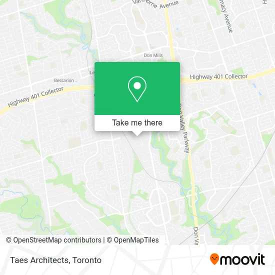 Taes Architects map