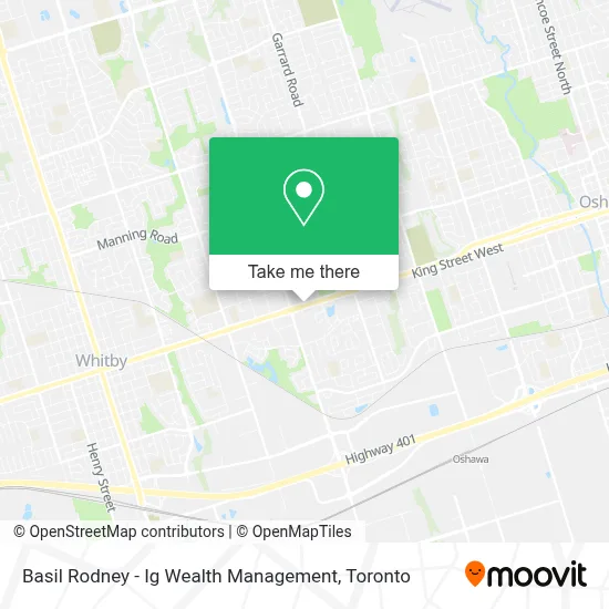 Basil Rodney - Ig Wealth Management map