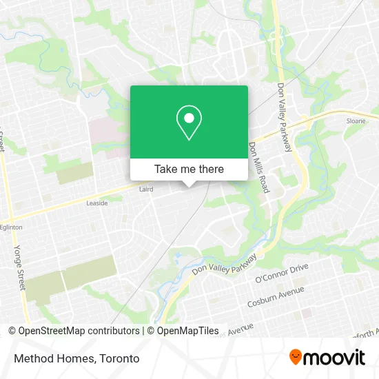 Method Homes map