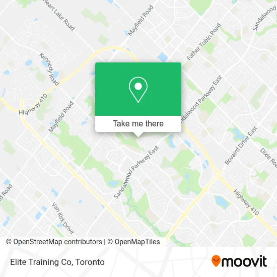 Elite Training Co map