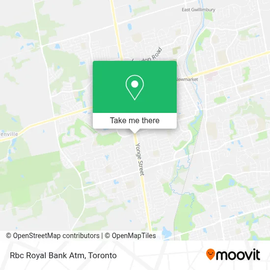 Rbc Royal Bank Atm map