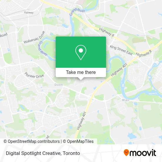 Digital Spotlight Creative map
