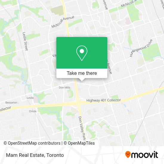 Mam Real Estate map