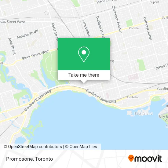 Promosone map