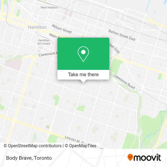 Body Brave map