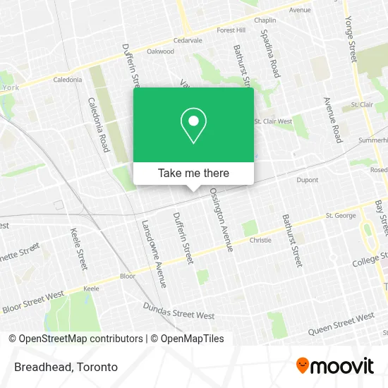 Breadhead map