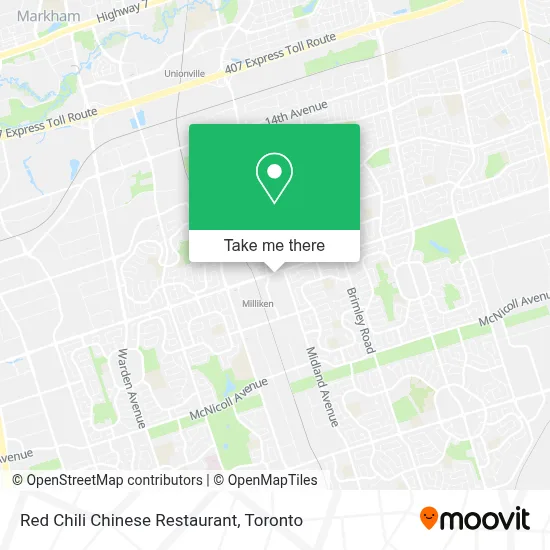 Red Chili Chinese Restaurant map