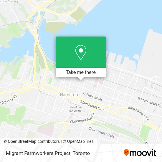 Migrant Farmworkers Project map