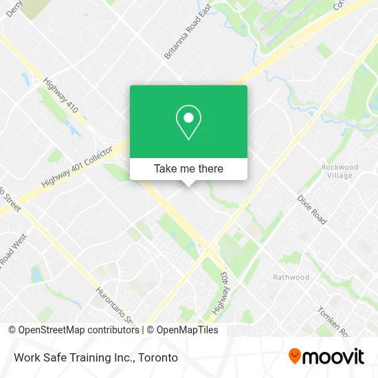 Work Safe Training Inc. map