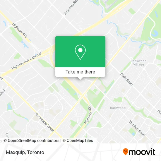 Maxquip map